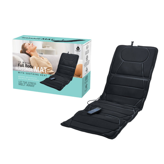 Full Body Massage Mat with Heat | 10-Motor Vibrating Massage Pad | SoBo Worldwide Recovery & Wellness