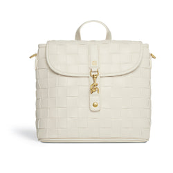 Rosie White Sustainable Recycled Vegan Mini Backpack