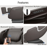 Massage Chair Recliner with Zero Gravity Airbag & Bluetooth Speaker