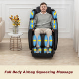 Massage Chair Recliner with Zero Gravity Airbag & Bluetooth Speaker