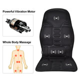 Portable Vibrating Heat Therapy Massage Cushion™ | Heated Massage Seat Cushion for Home, Office & Car