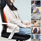 Portable Vibrating Heat Therapy Massage Cushion™ | Heated Massage Seat Cushion for Home, Office & Car